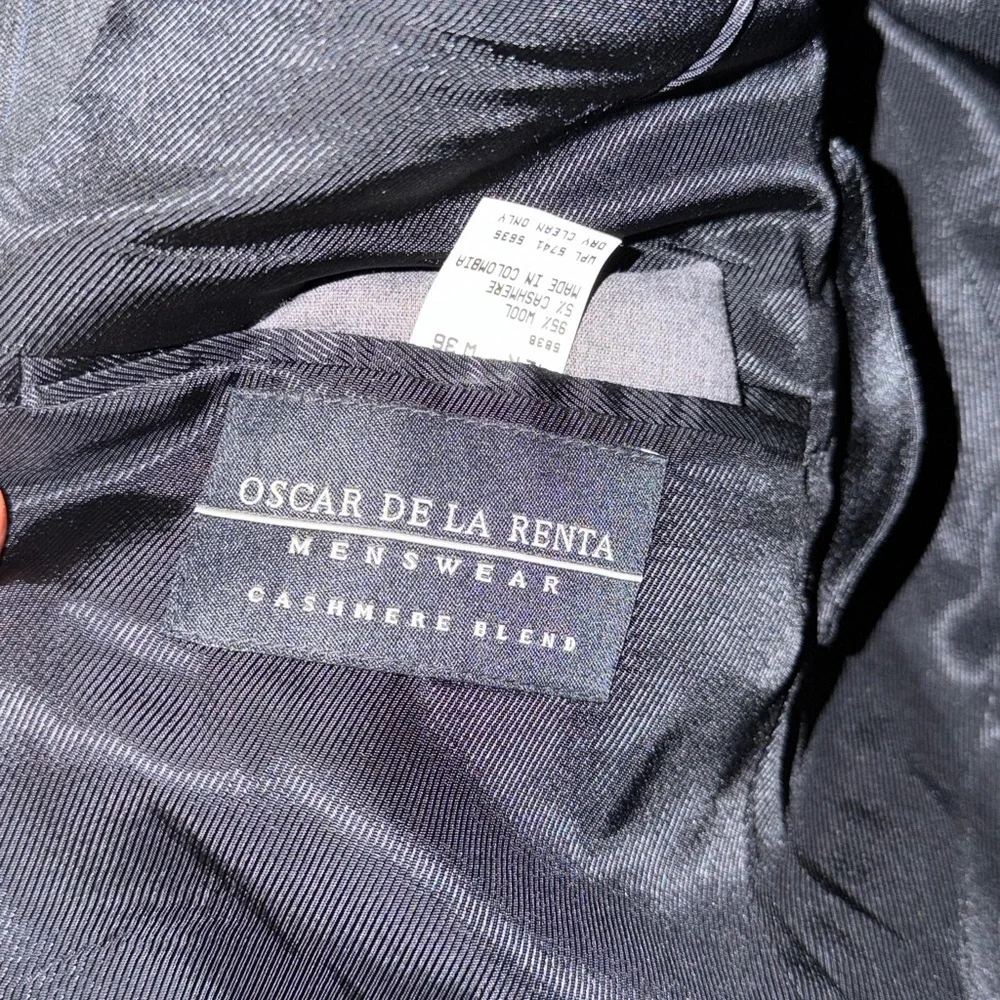 Oscar de la Renta Menswear Cashmere Blend Pinstripe Blazer 42R